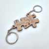 Drevená kľúčenka pre dvoch - Puzzle