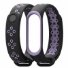 Náramek pro Xiaomi Mi Band 4 a Xiaomi Mi Band 3, černo-fialový