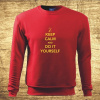 Keep calm and do it yoursefl, Barva Červená, Velikost S Bezvatriko.cz 502060