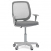 Autronic Kancelárska stolička, šedá látka, plastový kříž KA-W022 GREY