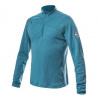SENSOR MERINO UPPER mikina celozip mint blue S