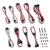 CableMod Classic ModMesh RT Cable Kit ASUS/Seasonic/Phanteks - White/Red CM-RTS-CKIT-NKWR-R