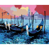 Maľovanie podľa čísel Modré Benátky, 40x50 cm, bez rámu a bez vypnutia plátna (6044300)