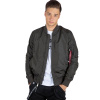 Alpha Industries Prechodná bunda MA-1 TT-S Šedá/Hnedá M