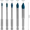 Súprava vrtákov na dlažby Bosch EXPERT HEX-9 HardCeramic Dostupné varianty: 5dielna sada vrtákov na dlažby Bosch EXPERT HEX-9 HardCeramic 4/5/6/8/10 mm