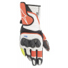 rukavice SP-2, ALPINESTARS (bílá/červená fluo/černá) S