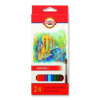 Pastelky Koh-i-noor 3718/24 šk.akvarel