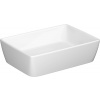 Cersanit City umývadlo 50.5x35.5 cm obdĺžnik pultové umývadlo biela K35-048