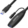 Unitek Zosilňovač signálu, predlžovací kábel USB 3.1 15 m Y-3003C