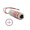 Laserový modul s optikou vykresľujúcou kríž - Červený, 4~6mW 12mm 5V