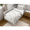 Textilomanie Krepové obliečky do postieľky Renforcé RAINUBI biele Rozmer obliečky: 45 x 65 cm | 90 x 140 cm