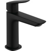 HANSGROHE Logis Fine páková umývadlová batéria bez odtokovej súpravy, výška výtoku 110 mm, matná čierna, 71253670