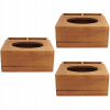 Držiak na toaletný papier - 3 dekoratívne kusy hodvábne poľa Tissue Box (Držiak na toaletný papier - 3 dekoratívne kusy hodvábne poľa Tissue Box)
