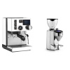 Rancilio Silvia BC PID, white + Rocket Espresso FAUSTO 2.1, chrome