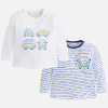 Mayoral set 2 dlhých tričiek 28-001010-046 Veľkosť: 4-6 mesiacov (70 cm)