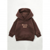 Hnedá mikina I LOVE MILK s nápisom Basic kid, ILM491 Basic kid__4864 86/92 (12-24M)