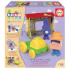 Skladačka Kiubis 3D Blocks & Stories The Little Donkey´s stable Educa 2 figúrky s traktorom a stajňou od 24 mes