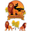 CUKROVÁ TLAČ jedlý obrázok na tortu Cukrová hmota Leví kráľ SIMBA HAKUNA MATATA #6