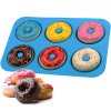 Kitchen&home AG433D Silikónová forma na donuty, šišky, 26x18cm, modrá