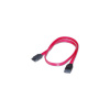 PremiumCord 0,5m datový kabel SATA 1.5/3.0 GBit/s červený (kfsa-1-05)