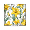 Veľkonočný Teflónový obrus s potlačou 04 - rôzne veľkosti - Narcisy Veľkosť: 40*80cm