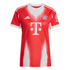 adidas Bayern Munich Home Shirt 2025 2026 Womens Red 12 (M)