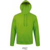 SOL´S SNAKE / Unisex mikina s kapucňou - lime L