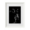 Atelier - Petr Vydra Umelecká čiernobiela fotografia - Tanec (biely rám), Velikost a varianta fotografií Černý rám 30 x 40 cm ( pasparta 21x 30 cm )