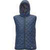 CERVA NEURUM / Perová zimná vesta s kapucňou - navy M