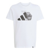 adidas Logo T Shirt Junior White 11-12 Years
