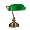 Markslöjd Bankers stolová lampa 1x40 W patinová-zelená 105930