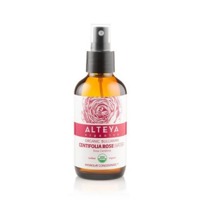 Alteya Organics Ružová voda Bio z ruže stolistej (Rosa Centifolia) 120 ml SKLO 120ml