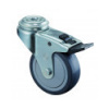 Koliesko prístrojové 100x24 mm otočná kladka s brzdou
