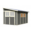 drevený domček KARIBU BOMLITZ 4 (8887) terragrau LG3140