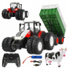 TRAKTOR NA DIAĽKOVÉ OVLÁDANIE S PRÍVESOM LED SKLÁPAČ + KRAVA STATOR Z1022