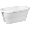 Truhlík ELHO Corsica Flower Bridge, 60 cm - white