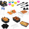 SADA DOPLNKOV DO FRITÉZY VLOŽKY PRE AIR FRYER NINJA DUAL BASKET x19