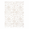 SCAN QUILT Kuchynské utierky Dekoro vetvičky, bobule biela béžová Bavlna 50x70 cm