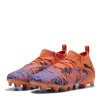 Puma Future 8 Match Artificial Ground Football Boots Juniors Orange/Black 3 (35.5)