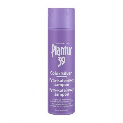 Plantur 39 Phyto-Coffein Color Silver fyto-kofeinový šampon pro blond a šedivé odstíny vlasů 250 ml pro ženy