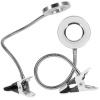 Nastaviteľná 24 LED kozmetická stolná lampa s USB