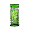 Bohemia Crystal Ručne brúsená váza Kvety Zelená 300mm