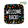Fóliový balón Welcome back hviezdy 46cm