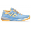 Dámske paddle topánky Asics Gel-Resolution X Padel - stone wash/orange glow - Modrý (39)