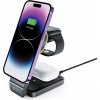 Tech-Protect QI15W-A28 3IN1 MAGNETIC MAGSAFE WIRELESS CHARGER čierna