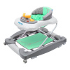 BABY MIX Detské chodítko s hojdačkou a siikónovými kolieskami mint 75x70 zelená