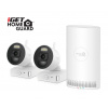 iGET HGNVK88002P - bateriový bezdrátový WiFi set FullHD 1080p, 8CH NVR + 2x FullHD kamera, aplikace