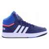 adidas Hoops 3.0 Mid K dark blue blue rush turbo Modrá