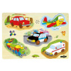 Woody Muzikálne puzzle Dopravné prostriedky