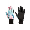 Dámské rukavice Meatfly Ladies Powerstretch 25/26 Pink Flowers